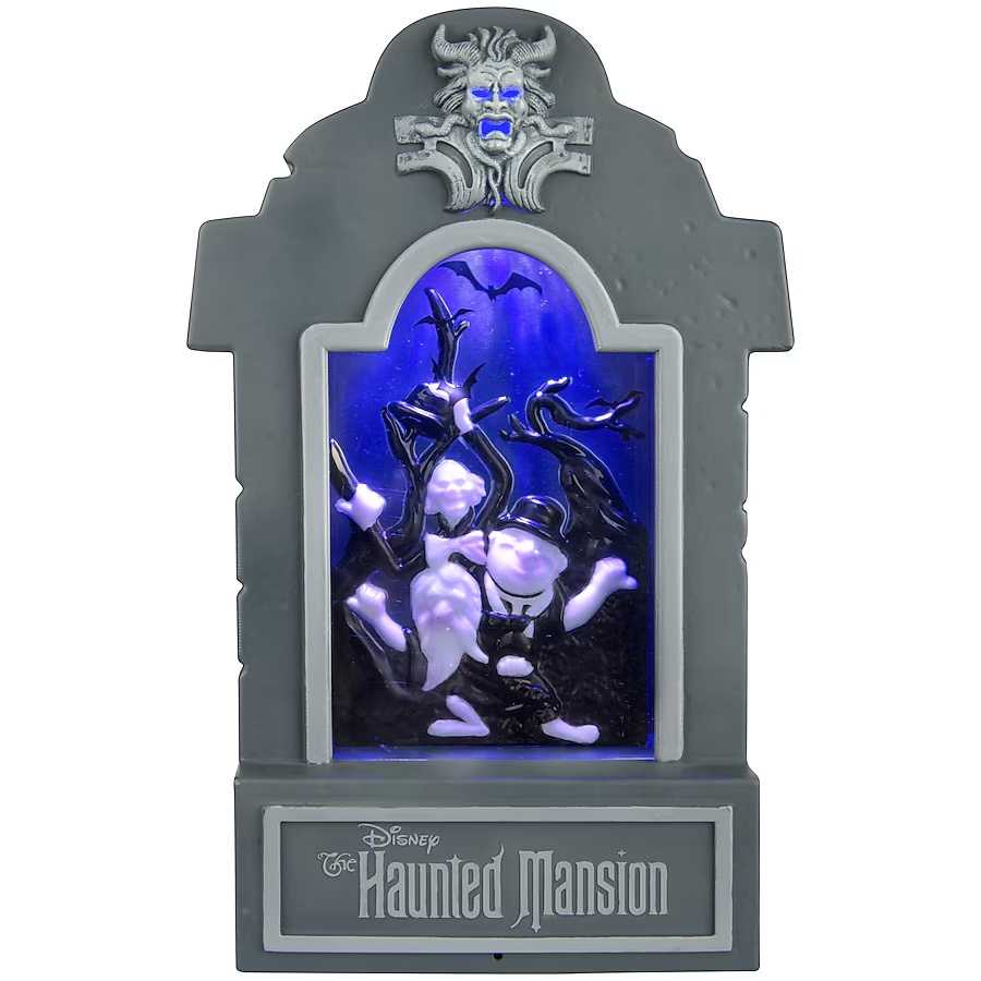 Haunted Mansion Hitchhiking Ghosts musical tombstone decoration from Lowe's