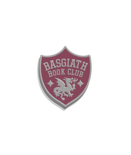 Basgiath Book Club enamel pin inspired by Fourth Wing