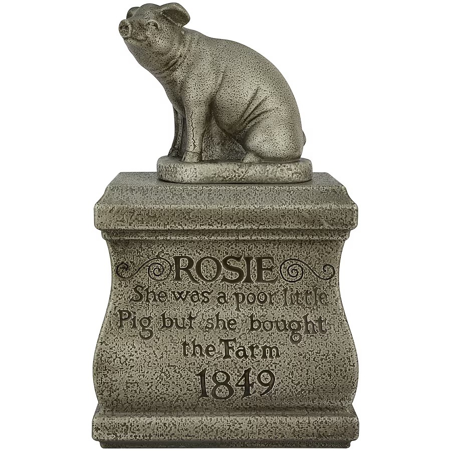 Rosie Pig Haunted Mansion graveyard decoration from Lowe's